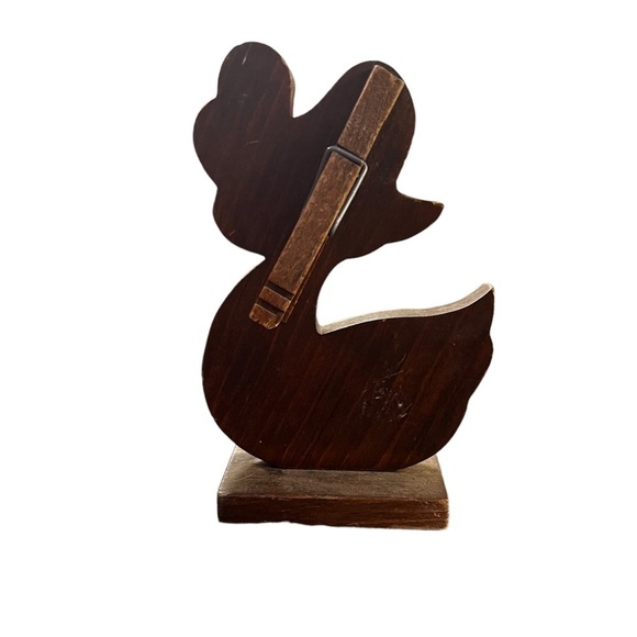 Vintage Homemade Goose Recipe Holder - Picture 2 of 3